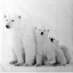 Servítka - Ľadové medvede