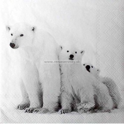 Servítka - Ľadové medvede