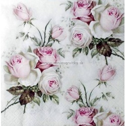 Servítka - Sagen - Vintage ruže