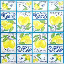 Servítka - Citrón