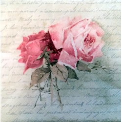 Servítka - Sagen - Vintage Ruže