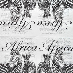 Servítka - Zebra - Afrika