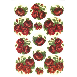 Ryžový papier ruže - VITFLO0033