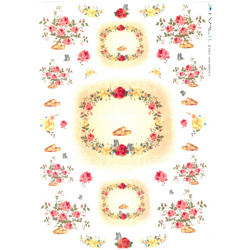 Ryžový papier svadobná, obrúčky - SPI0052