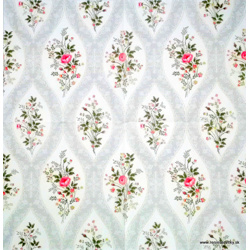 Servítka - Ruže, kvetiny, ornamenty