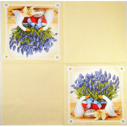 Servítka - Jarné kvety, modrica