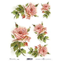 Ryžový papier R1205 Ruže