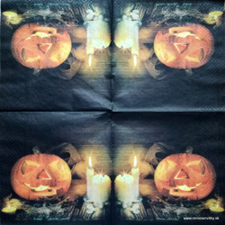 Servítka - Halloween - tekvica